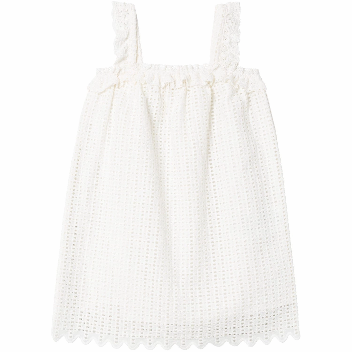 Lil'Atelier Coconut Milk Julianne Strap Dress Polyester Style