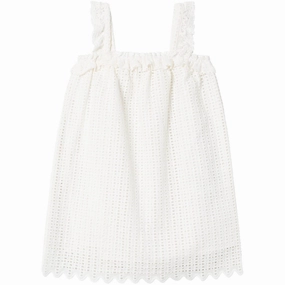 Lil'Atelier Coconut Milk Julianne Strap Dress Polyester Style