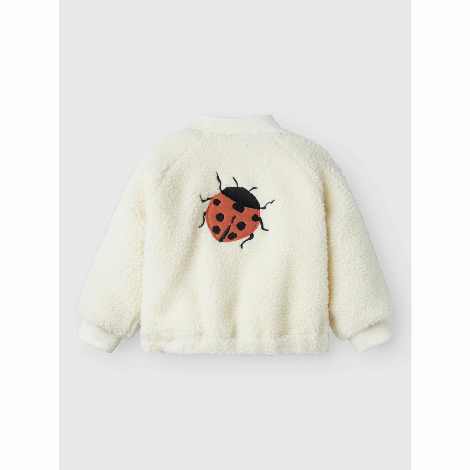 Lil'Atelier Coconut Milk Ladybug Lajo Bomber Jacket Minimalist