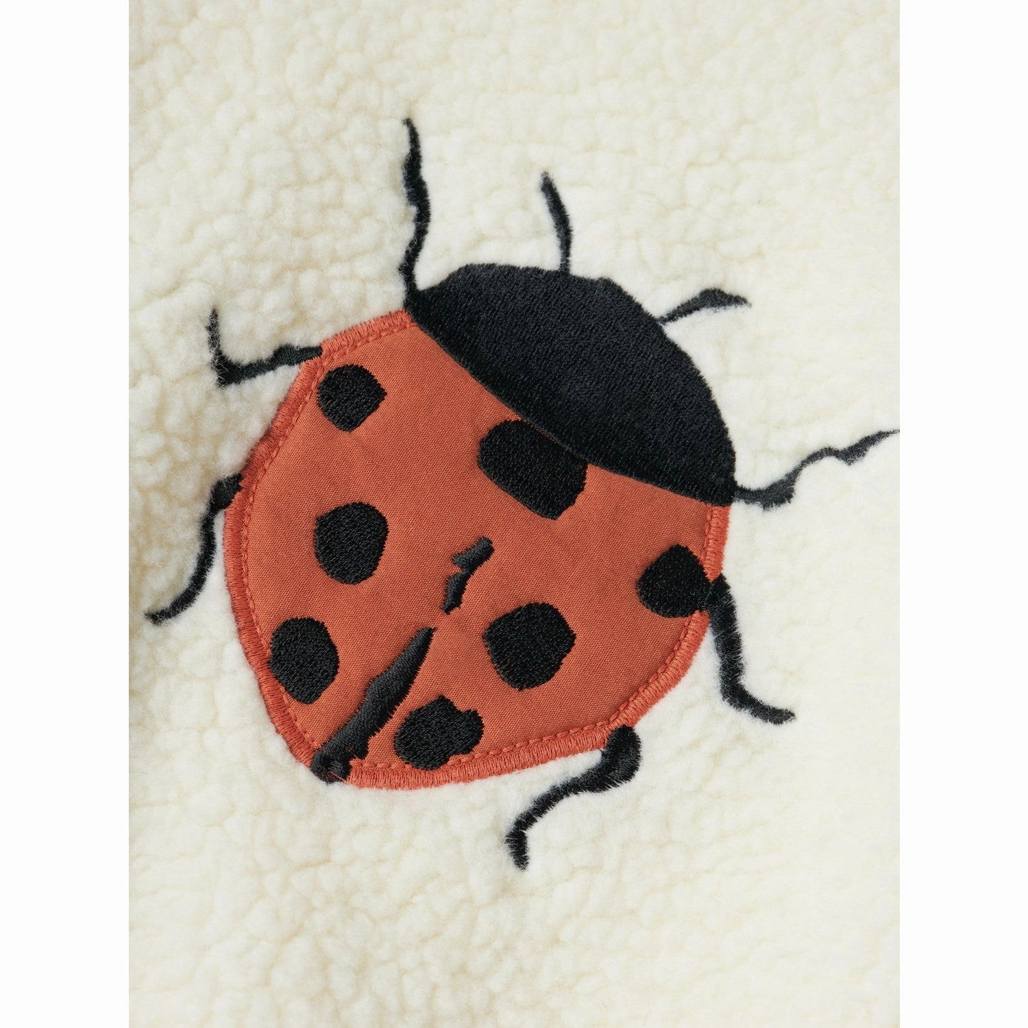 Lil'Atelier Coconut Milk Ladybug Lajo Bomber Jacket Minimalist