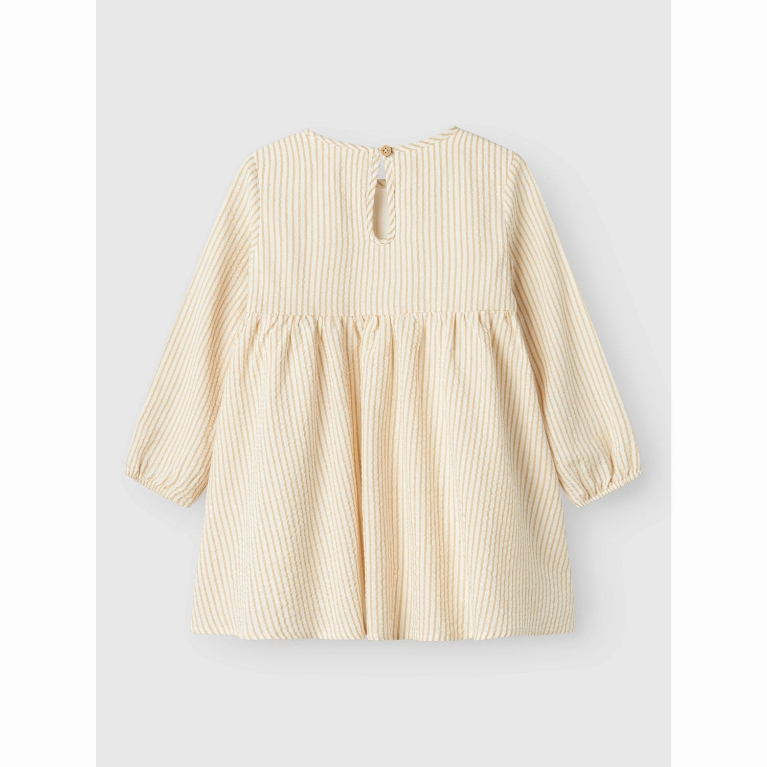 Lil'Atelier Coconut Milk Lino Loose Dress Cuff