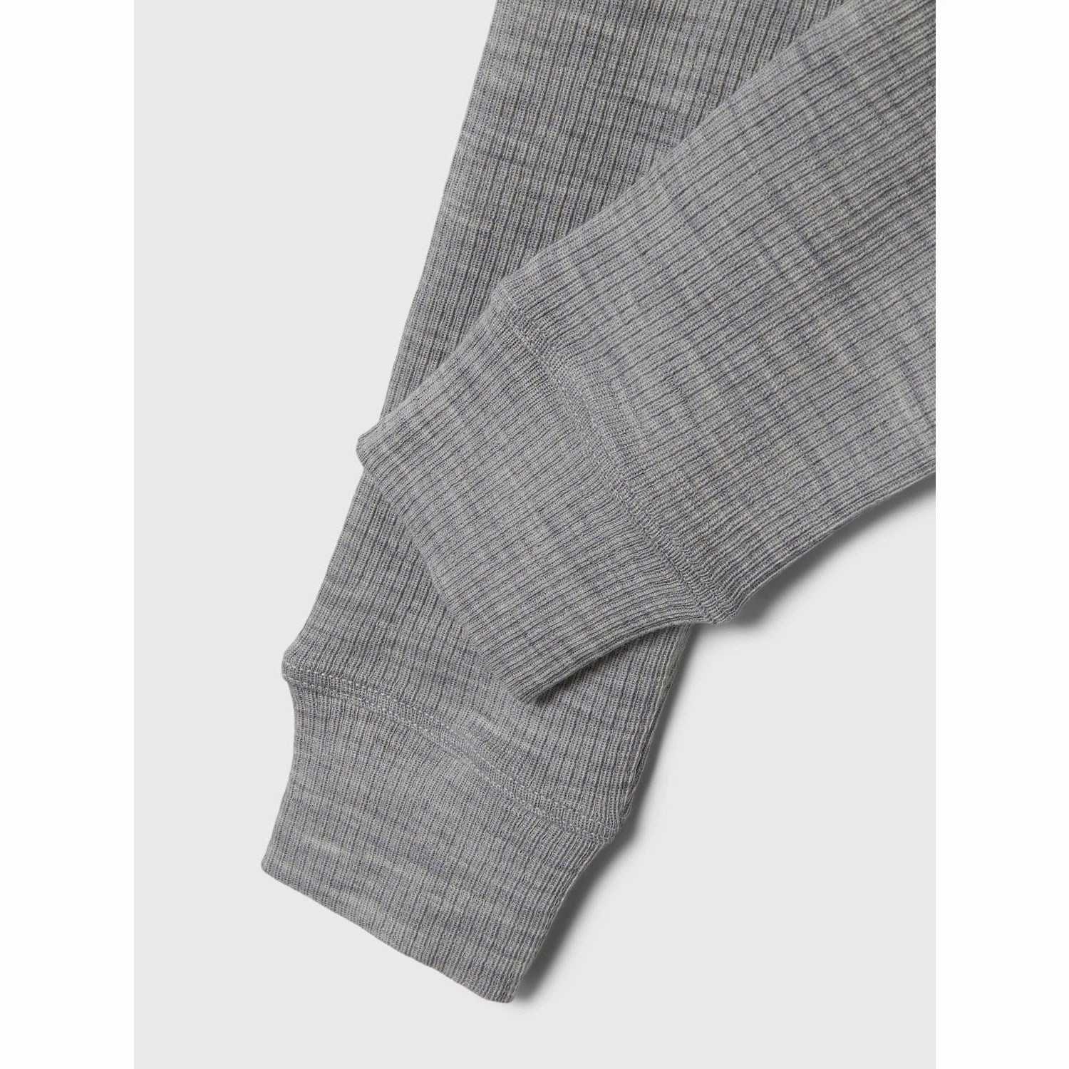Lil'Atelier Grey Melange Fable Wool Leggings Beading