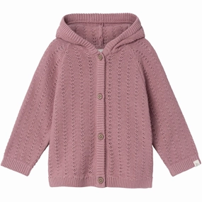 Lil'Atelier Nostalgia Rose Daimo Knit Jacket Crafted Wool