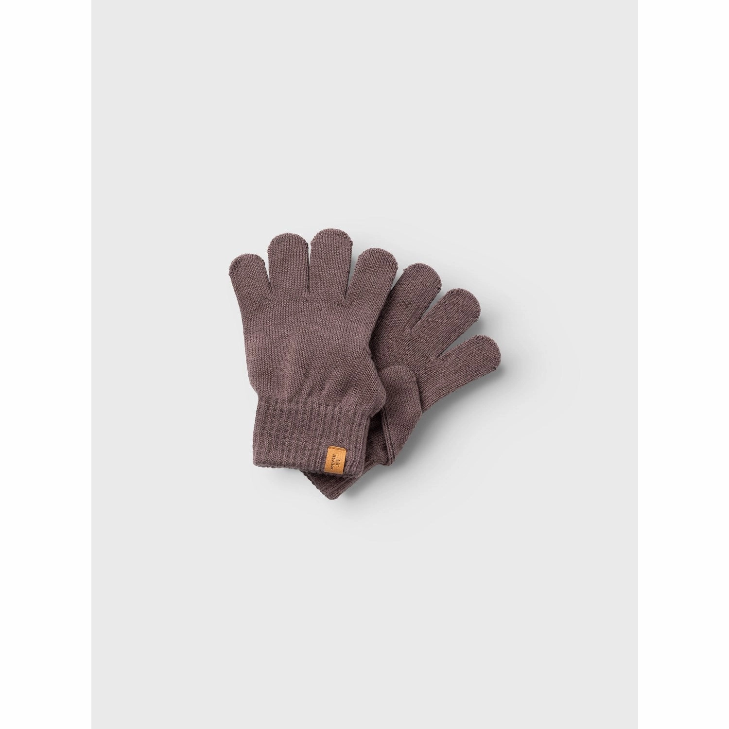 Lil'Atelier Peppercorn Nalu Knit Gloves Finest