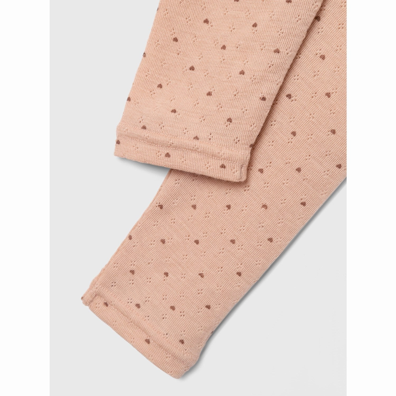 Lil'Atelier Rugby Tan Nava Wool Leggings Polyester