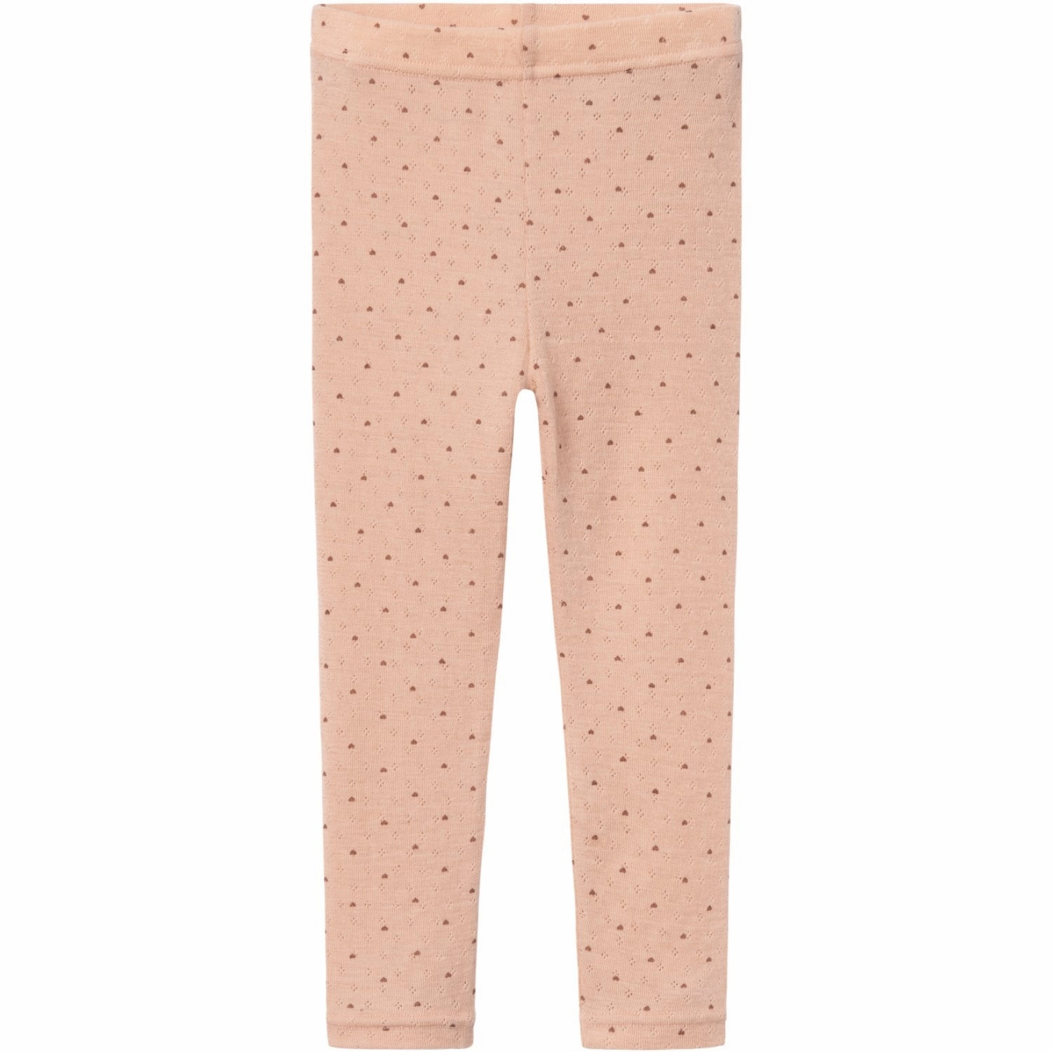 Lil'Atelier Rugby Tan Nava Wool Leggings Polyester Relaxed