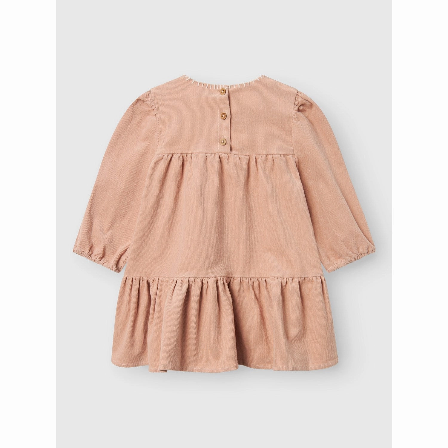 Lil'Atelier Rugby Tan Revelle Corduroy Dress Layered