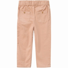 Lil'Atelier Rugby Tan Revelle Loose Corduroy Pants Signature Captivating