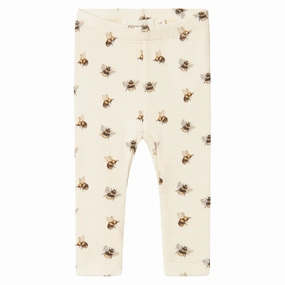 Lil'Atelier Turtledove Gavo Kye Slim Leggings Chiffon Timeless
