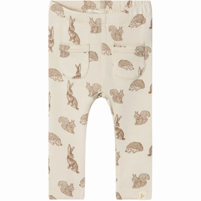 Lil'Atelier Turtledove Saba Slim Leggings Polished Trend