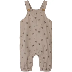 Lil'Atelier Gray Morn Floral Nola Floral Corduroy Overall Trend Fit