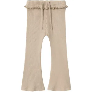 Lil'Atelier Travertine Sophia Slim Bootcut Leggings Fitted Pocket