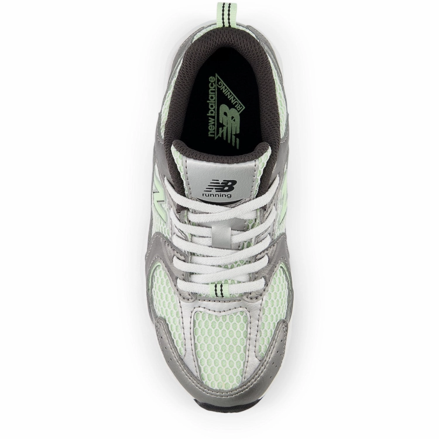 Limited edition shoes New Balance Dark Silver Metallic New Balance 530 Kids Bungee Lace