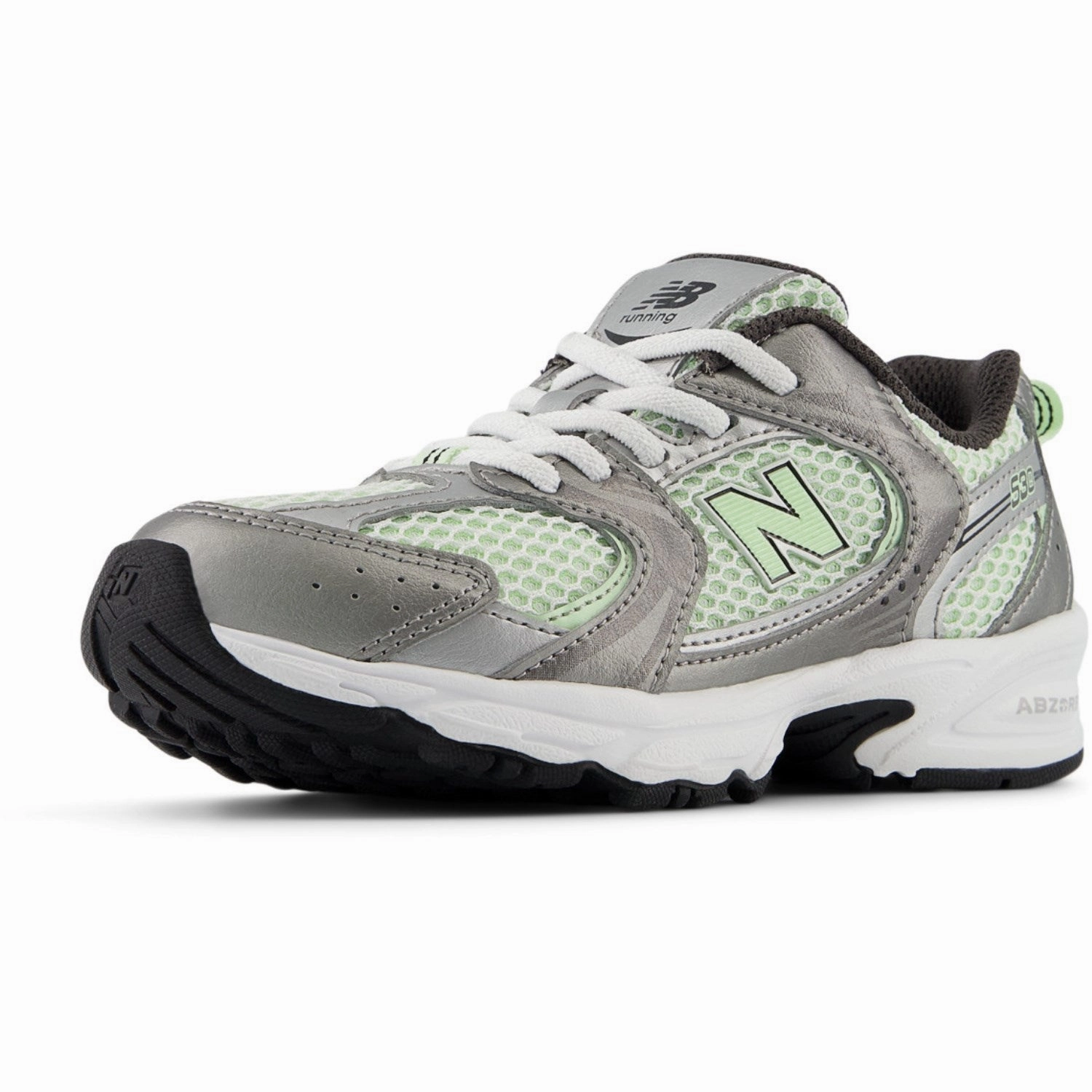 Limited edition shoes New Balance Dark Silver Metallic New Balance 530 Kids Bungee Lace