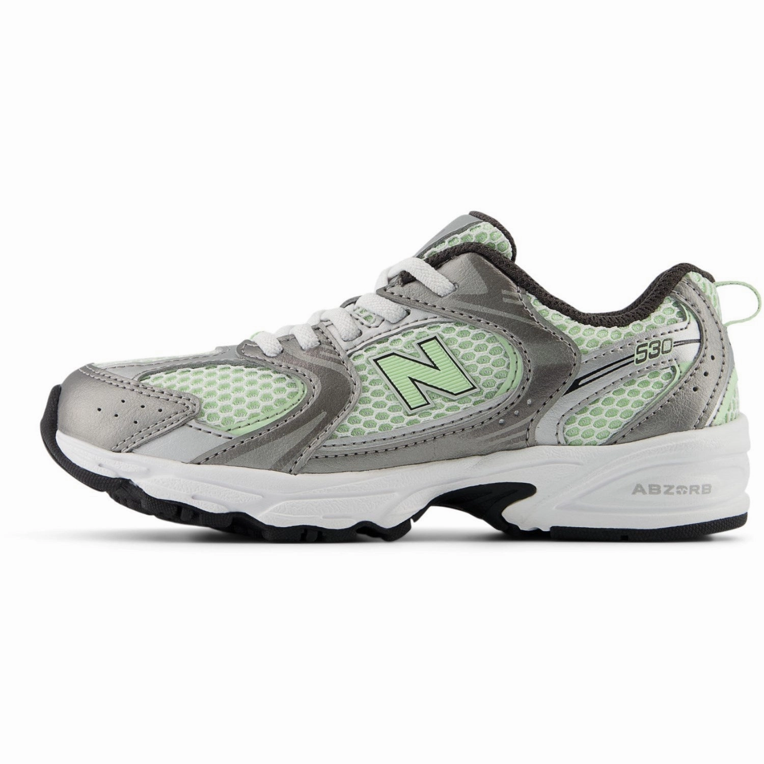 Limited edition shoes New Balance Dark Silver Metallic New Balance 530 Kids Bungee Lace