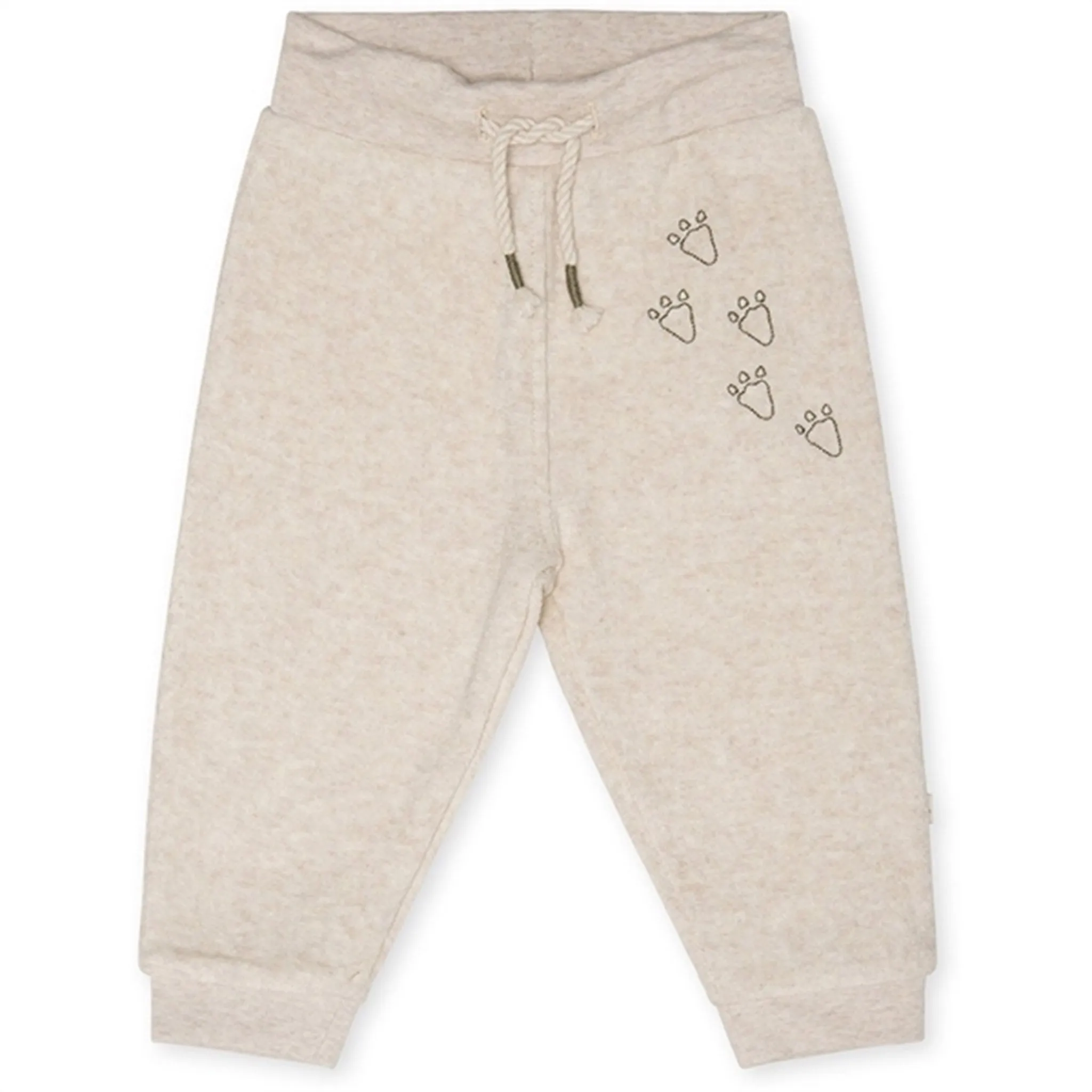 Linen That's Mine Creme Melange Saxo Sweatpants Laid-back