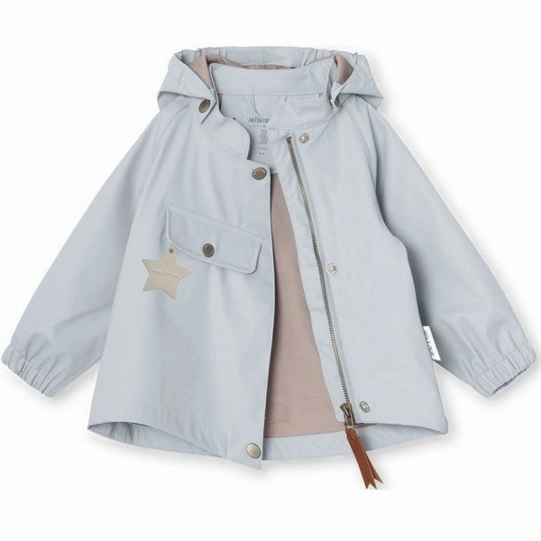 Linen MINI A TURE Wainis Regn set Pearl Blue