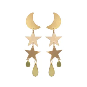 Little Gold Twilight Earrings
