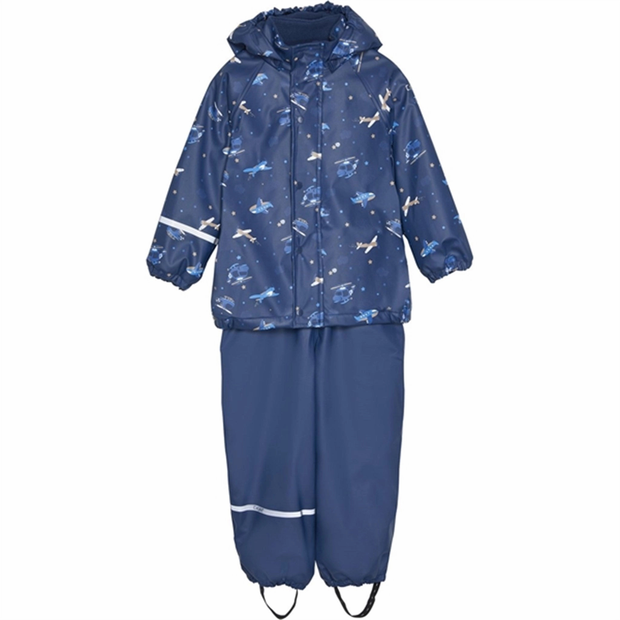 Luxe CeLaVi Rainwear Set w. Fleece Pageant Blue Sumptuous