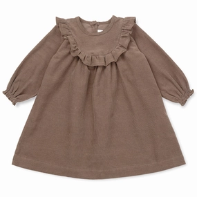 Luxe Lalaby Brown Noey Baby Dress Contemporary