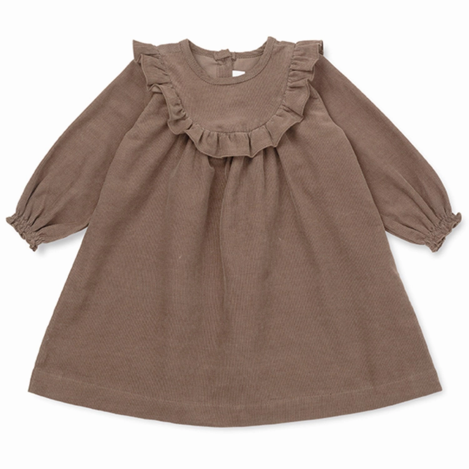 Luxe Lalaby Brown Noey Baby Dress Contemporary