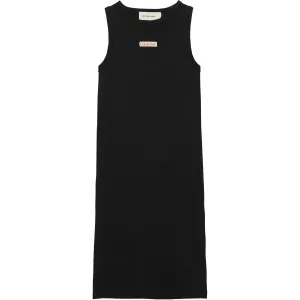 Luxurious Calvin Klein Ck Black Rib Sleeveless Dress Unique