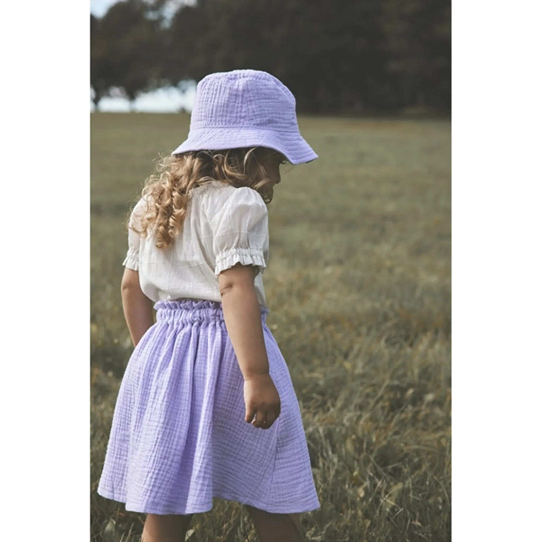 Luxury Huttelihut Muslin Orchid Petal Skirt