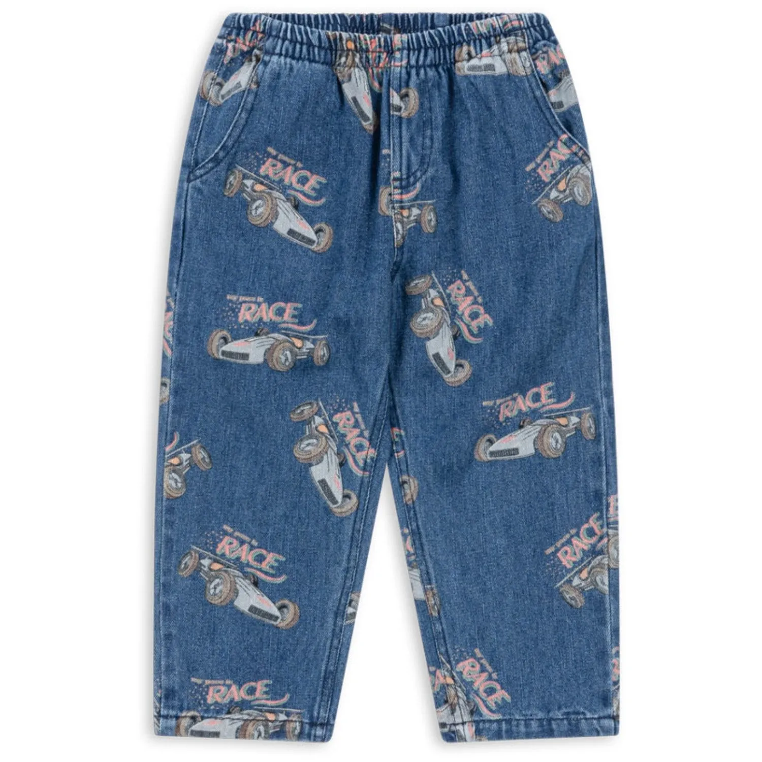 Luxury Konges Sljd Race Denim Magot Pants Gots Distinctive