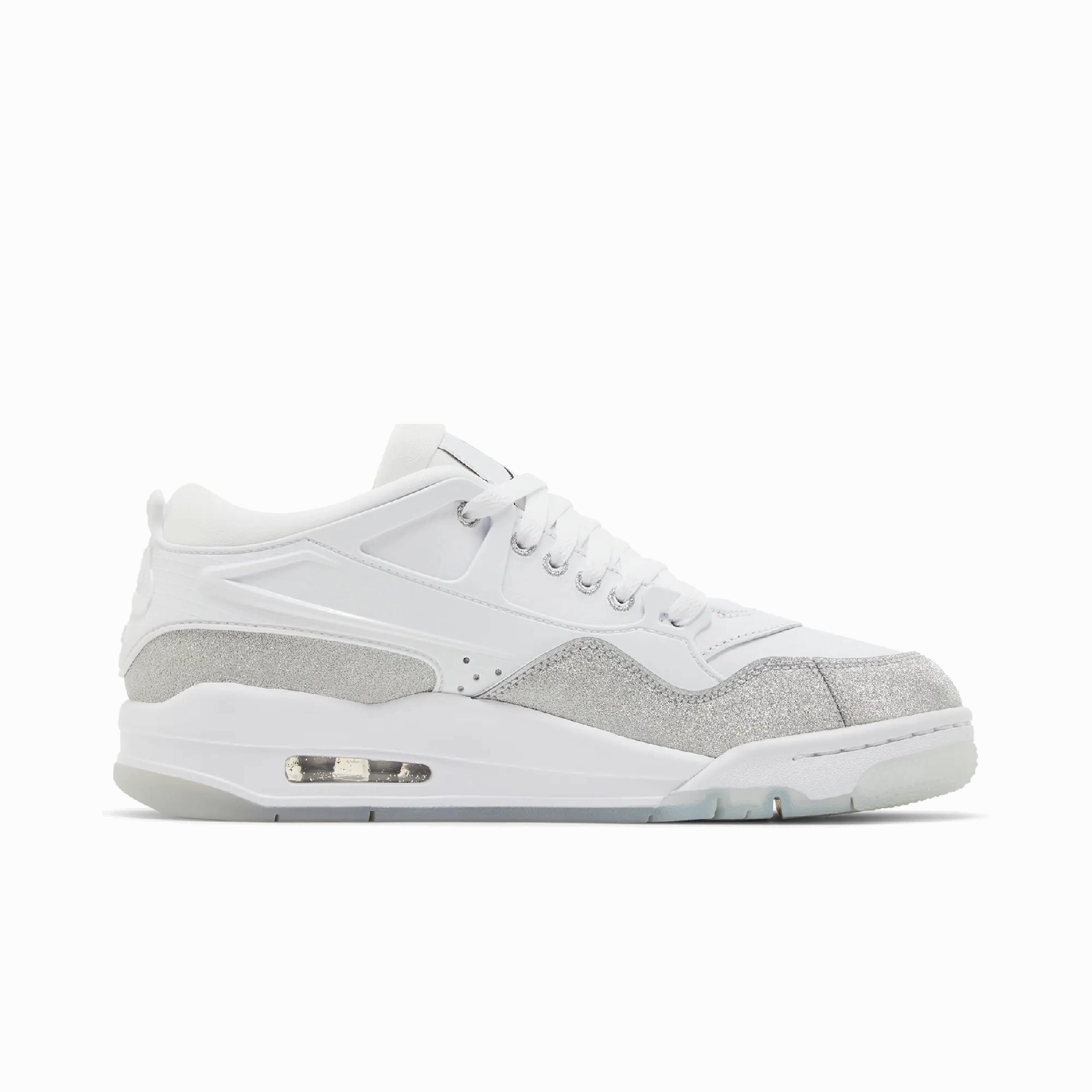 Luxury essentials Jordan 4 RM White Metallic Silver (Women's)