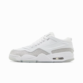Luxury essentials Jordan 4 RM White Metallic Silver (Women's) Artistic details