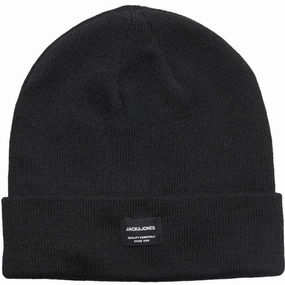 Luxury Jack & Jones Junior Black Acdna Beanie Upscale