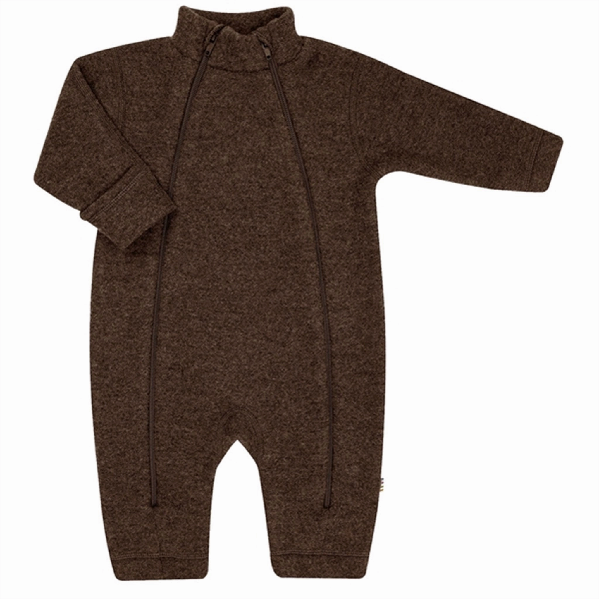 Luxury Joha Wool Dark Bark Overalls Tulle