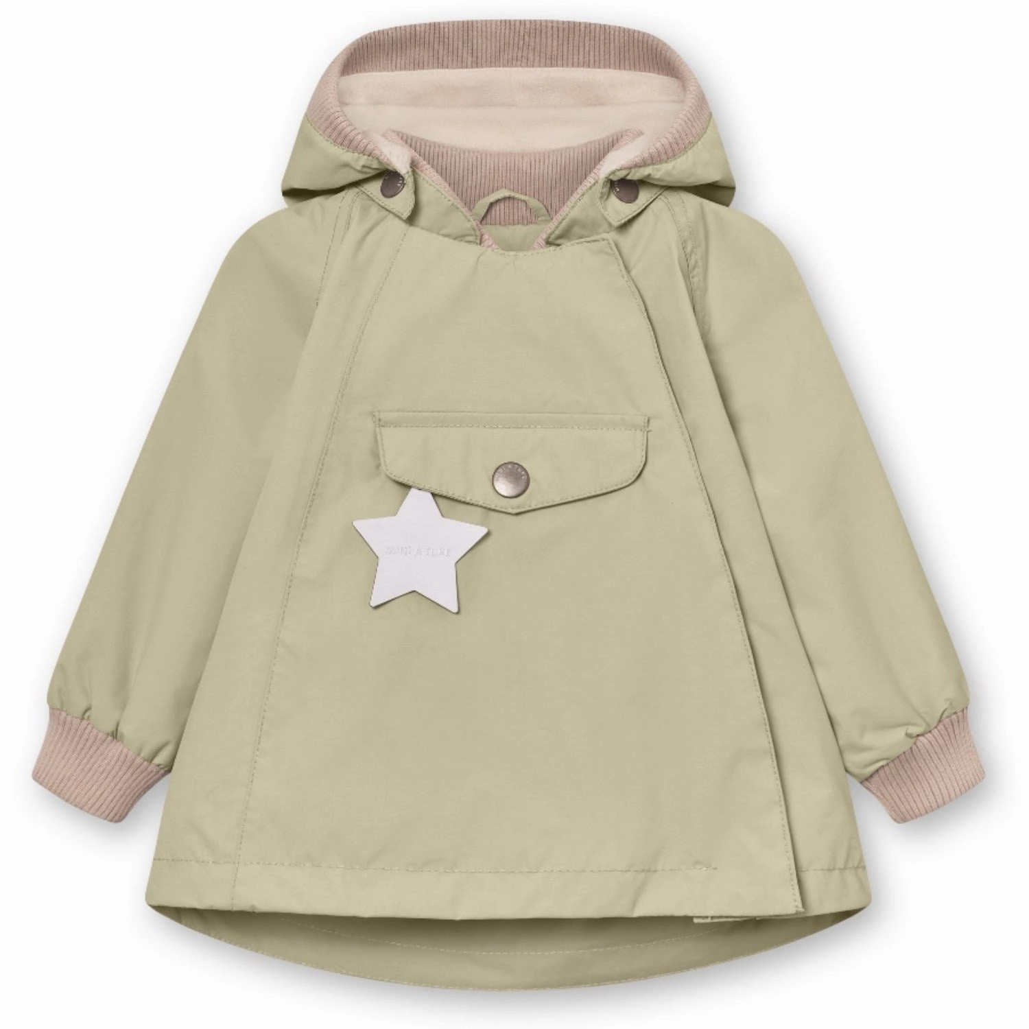 Luxury Mini A ture Elm Green Wai Fleece Lined Spring Jacket. GRS Effortless