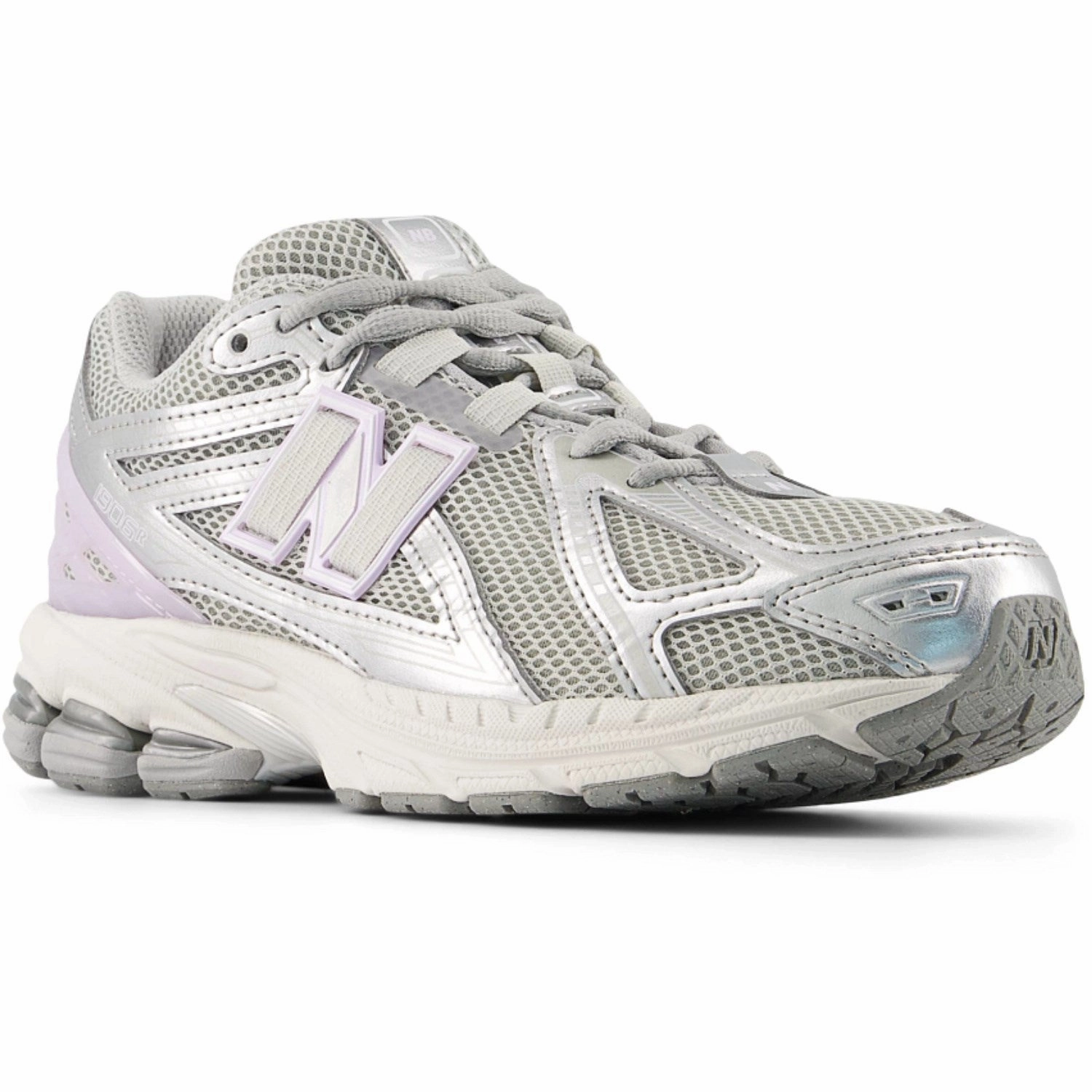 Luxury shoes New Balance Silver Metallic 1906 Kids Lace Sneakers