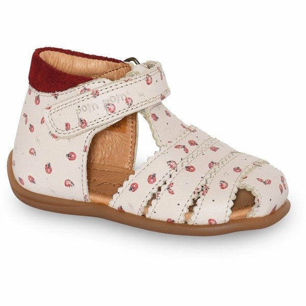 Luxury shoes Pom Pom Sandal Scallop Velcro Ladybird Trail shoes