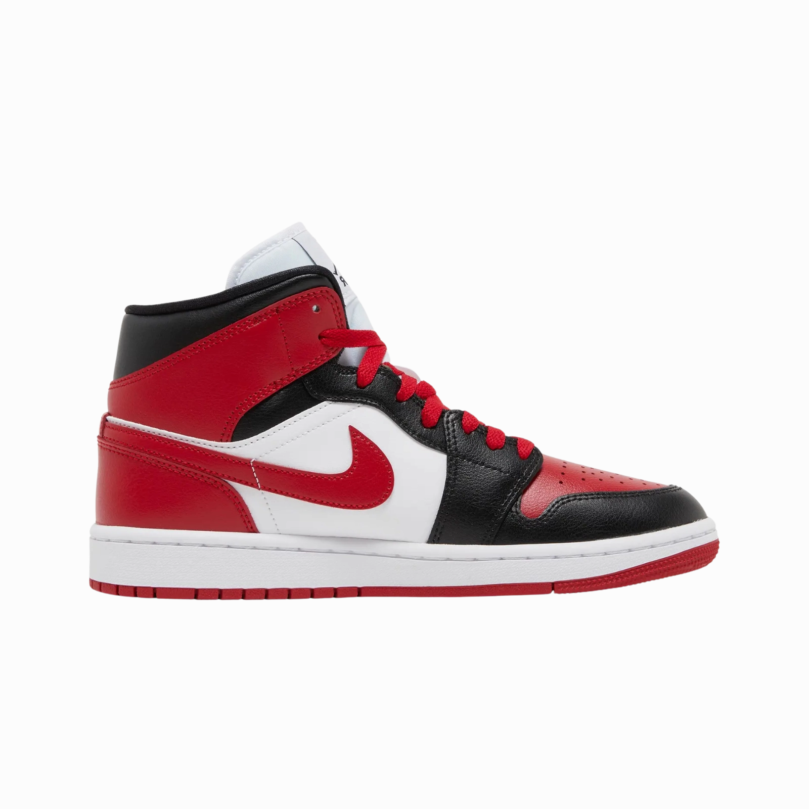 Luxury textiles Jordan 1 Mid Alternate Bred Toe (Women's)