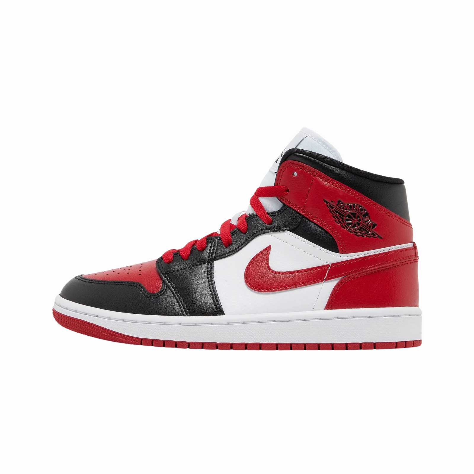 Luxury textiles Jordan 1 Mid Alternate Bred Toe (Women's) Elite fashion