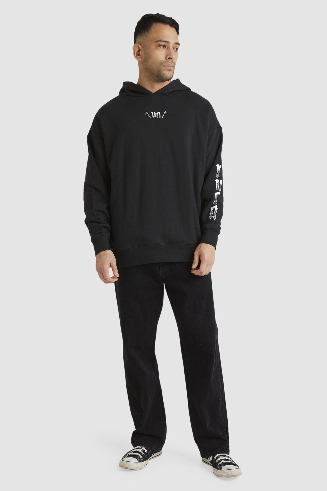 Lynes VA Hoodie Black sale stickers
