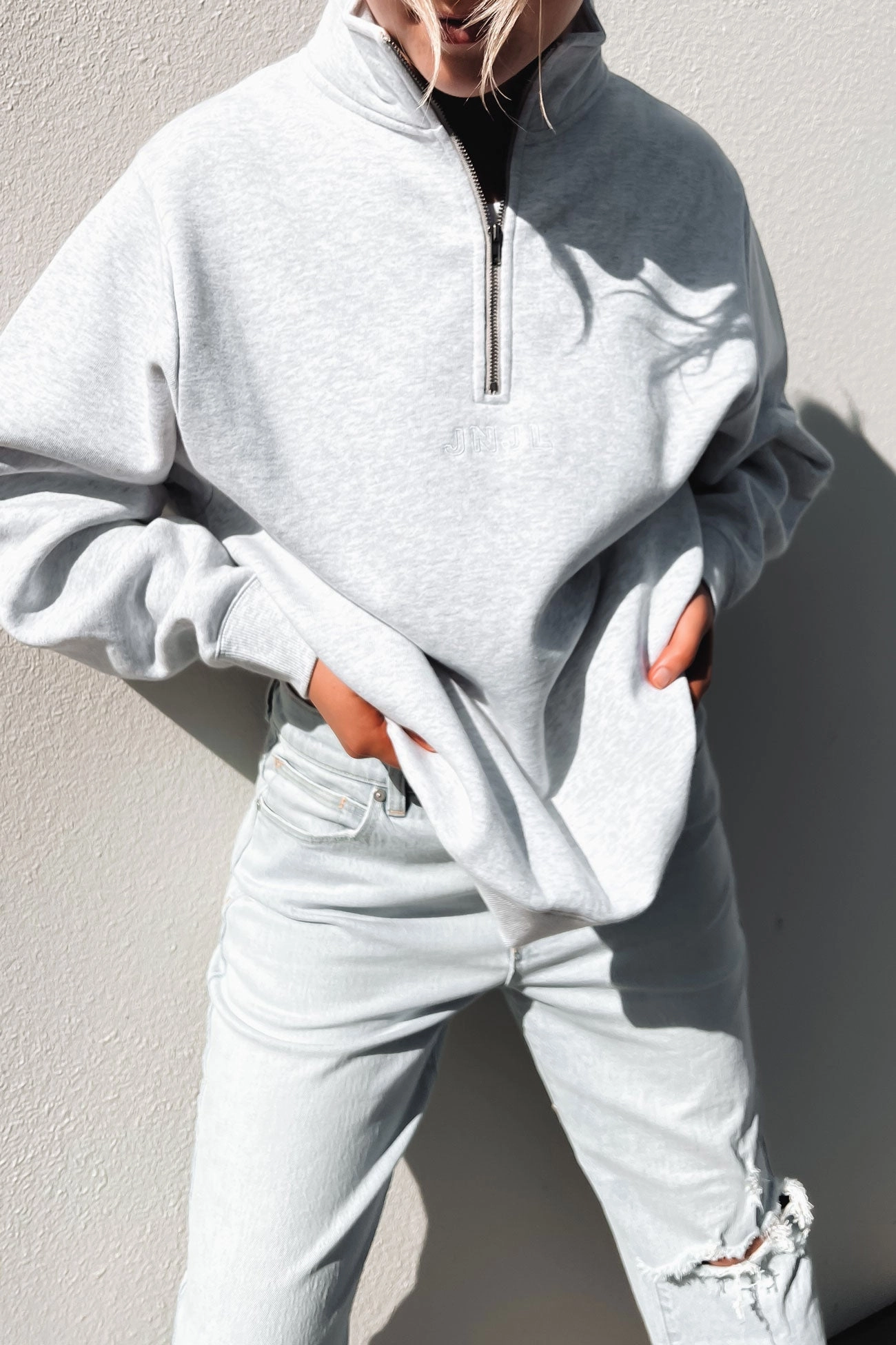 Maddox Quarter Zip Crew Snow Marle sale pisang iphone 6 sale