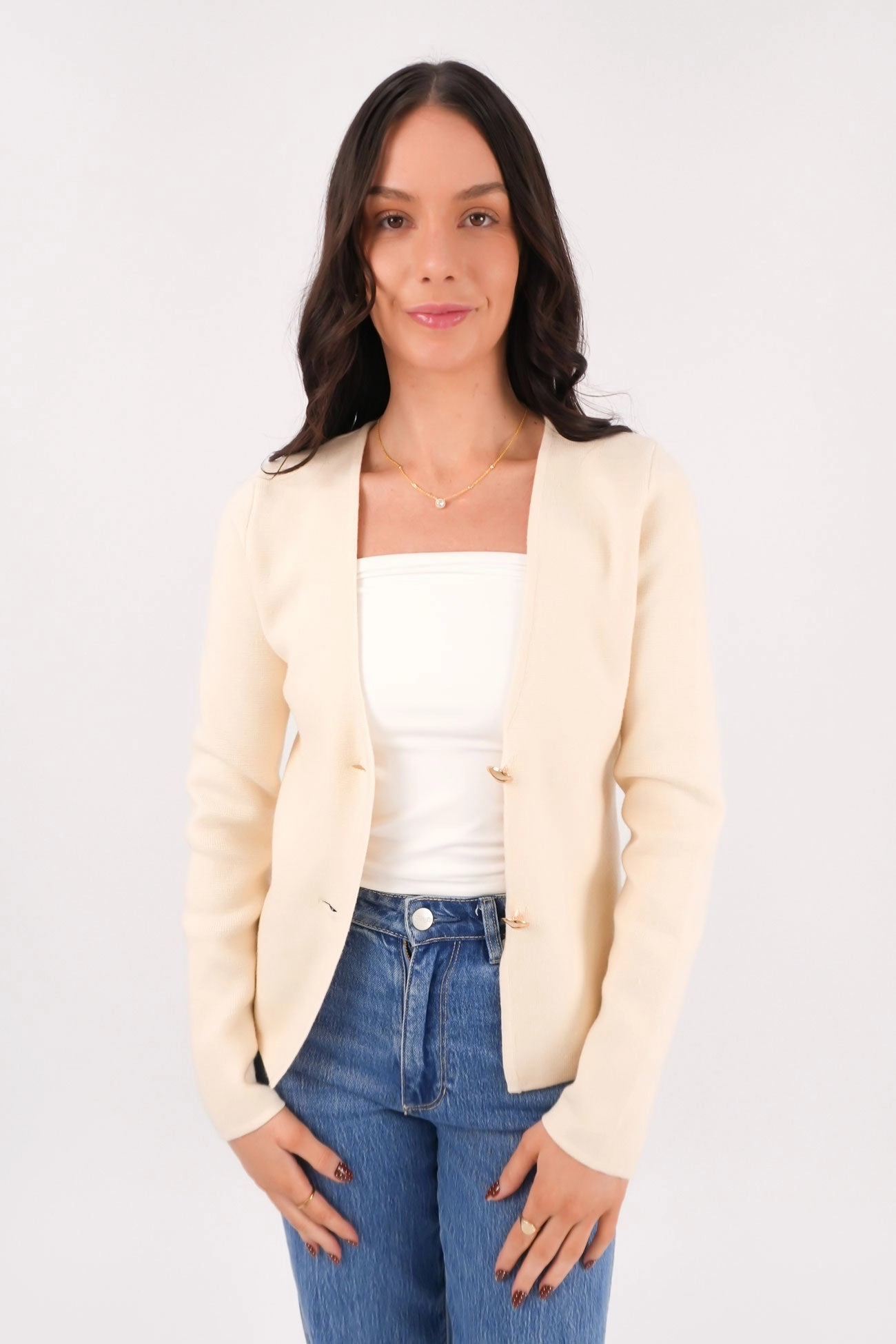 Maise Cardigan Cream easter sale