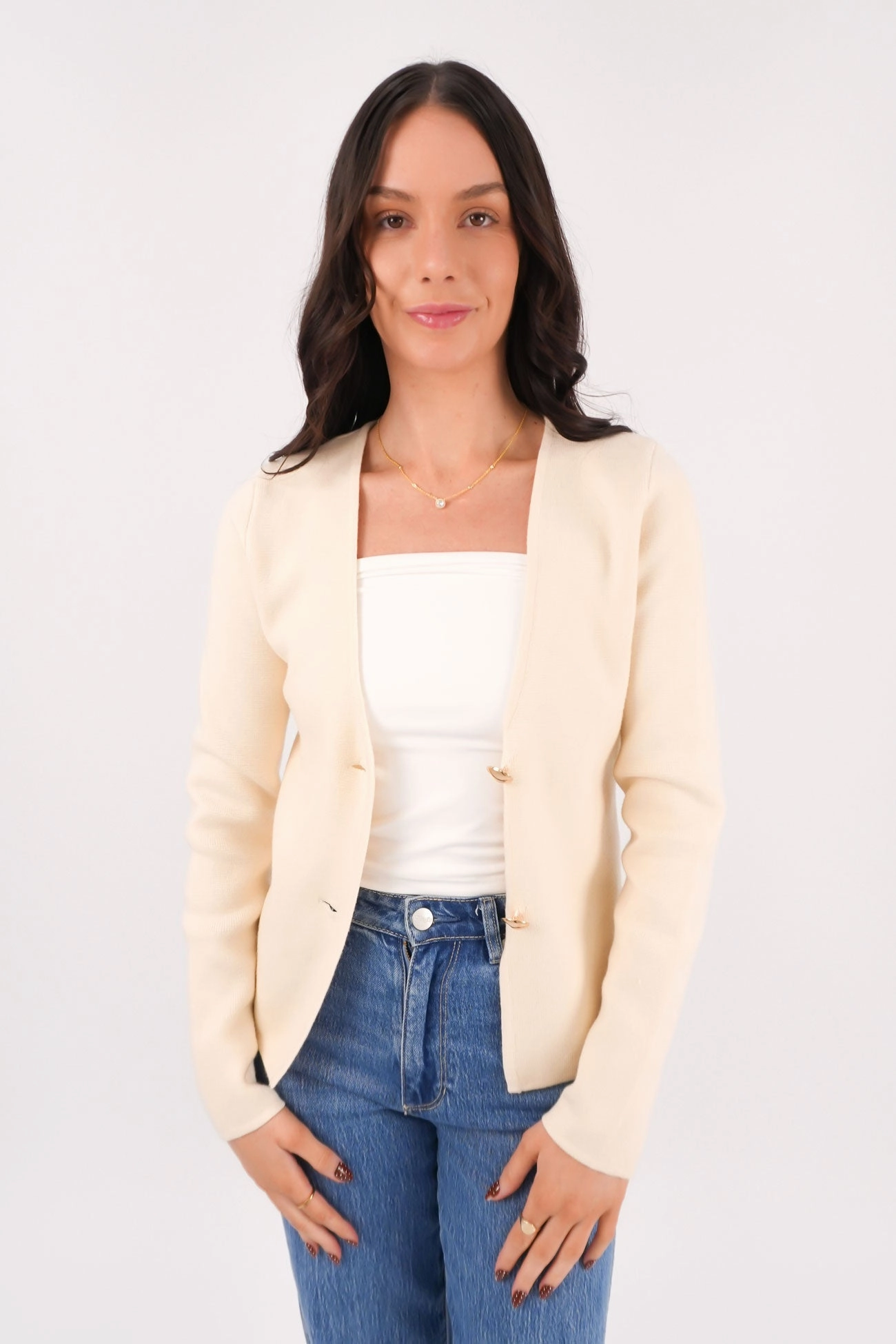 Maise Cardigan Cream easter sale
