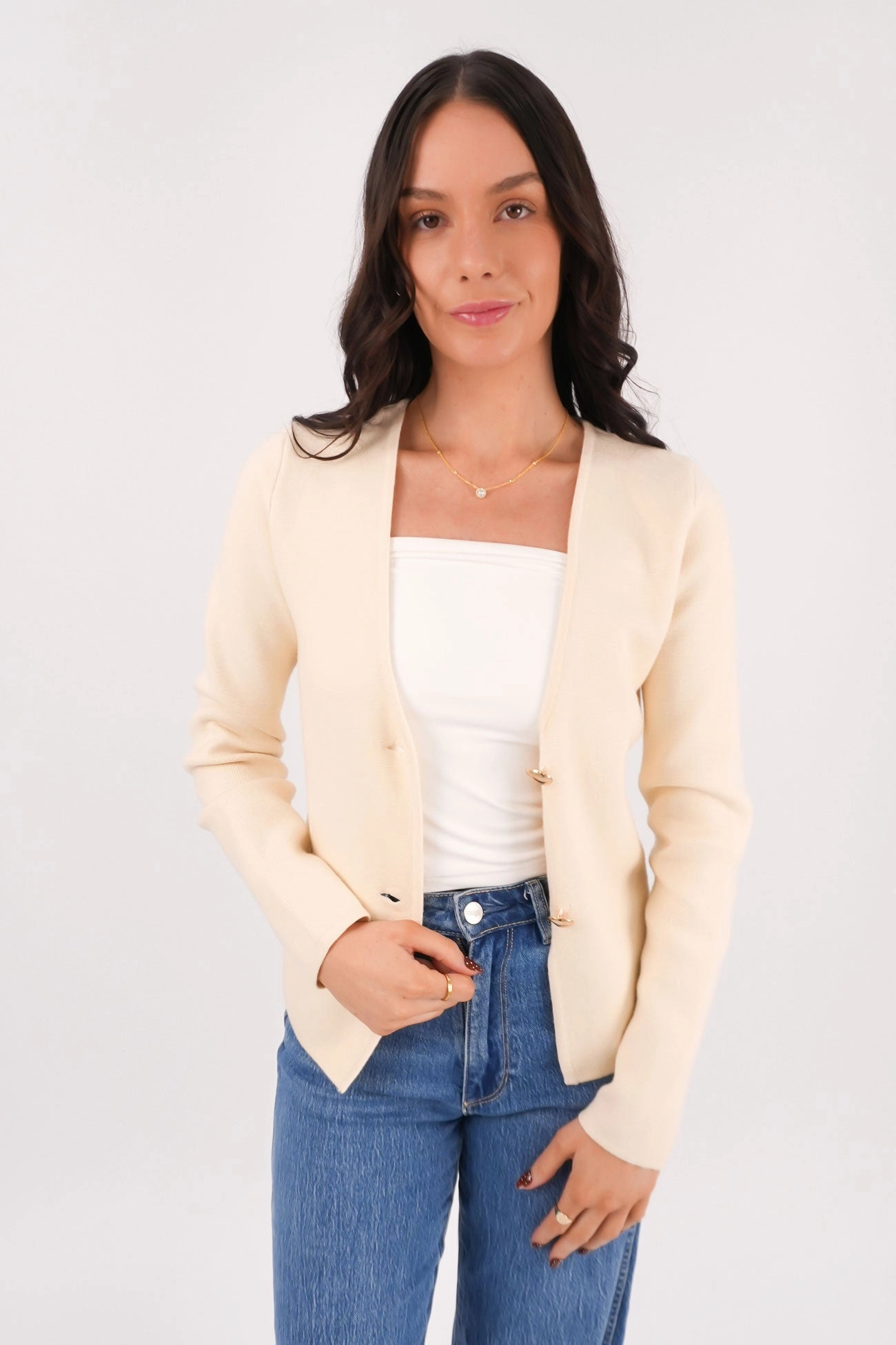 Maise Cardigan Cream easter sale