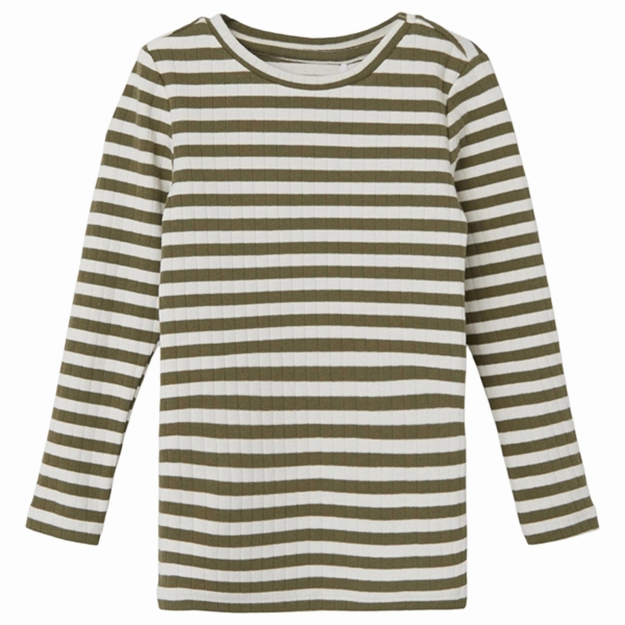 Celebrated Name it Deep Lichen Green Suraja Slim Blouse Stripe Noos Classic