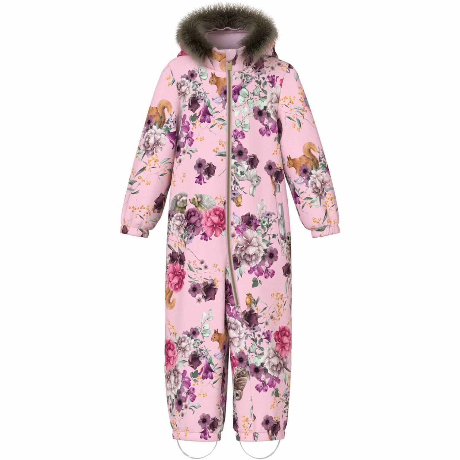 Name It Parfait Pink Woodland Snow10 Suit AOP Fo Noos Sought-after High-end