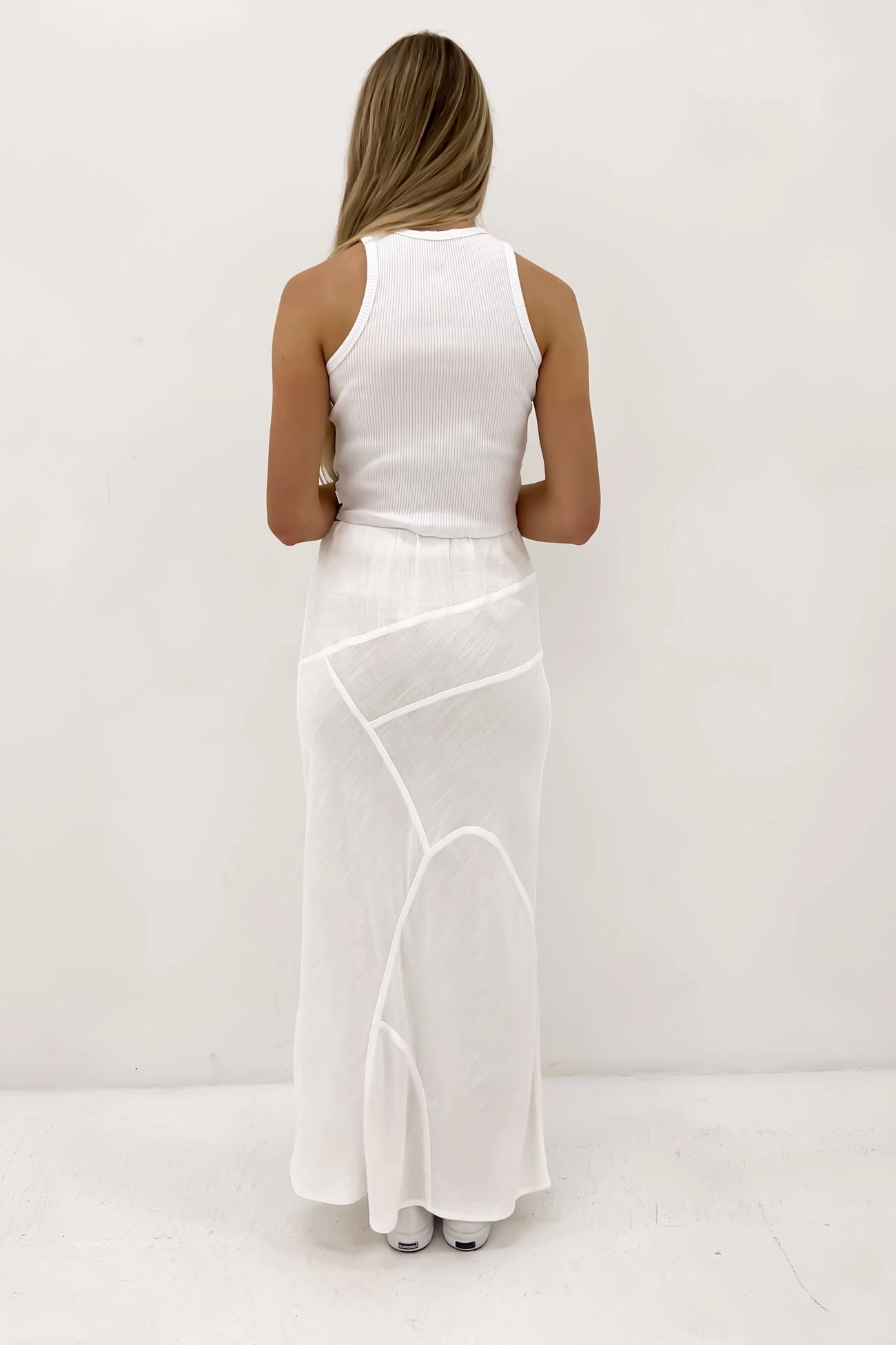 Mandy Maxi Skirt Vintage White sale zapatillas mujer
