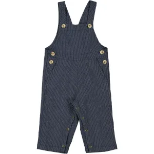 MarMar Chambray Blue Ruben Overalls Beading Ruffle