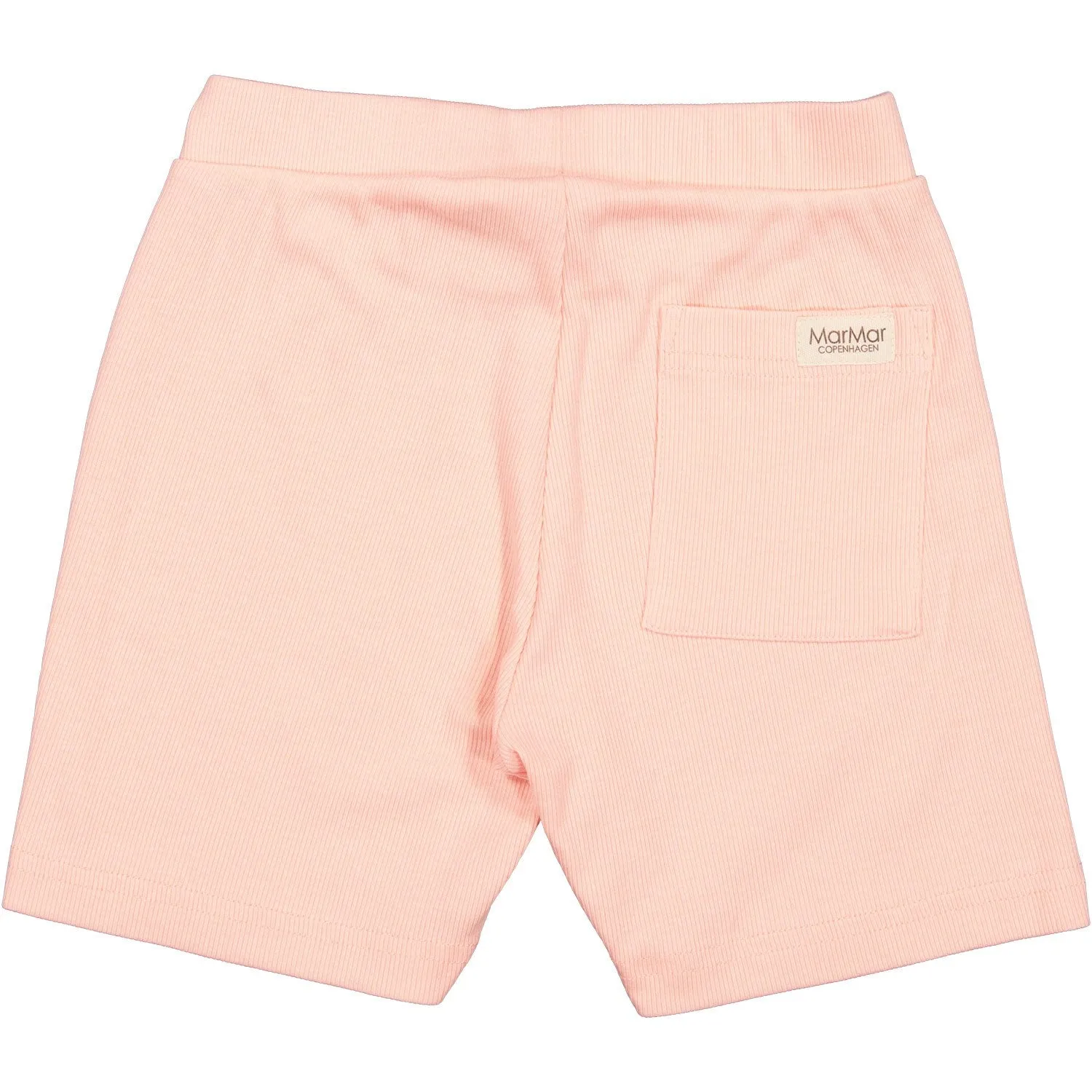 MarMar Modal Fine Rib Soft Coral Paulo Shorts Fabric