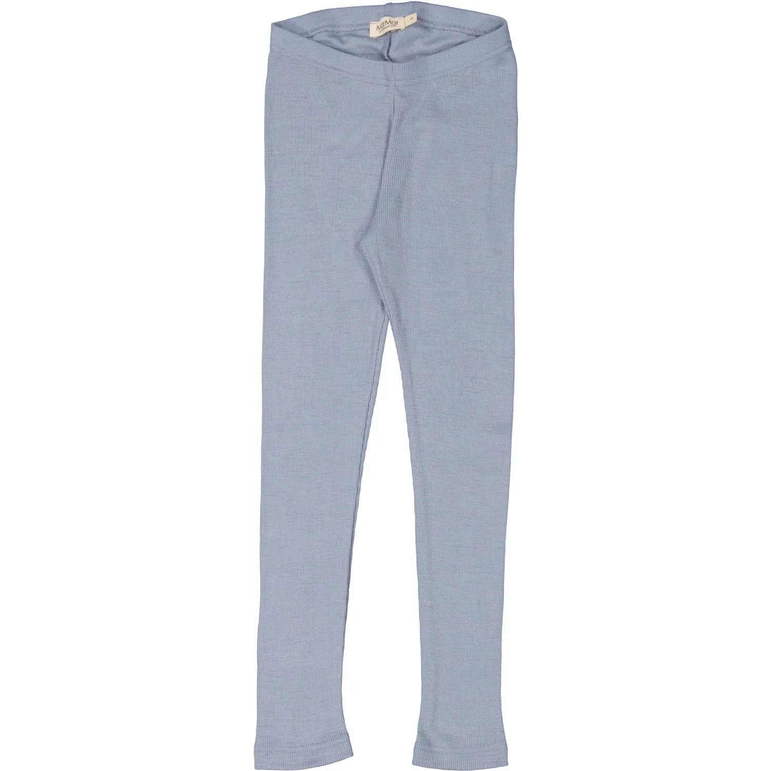 MarMar Wool Rib Monsoon Blue Leg Legging Woven