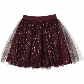 MarMar Ballerina Dotty Deep Mulberry Solo Sun Skirt Style Superior