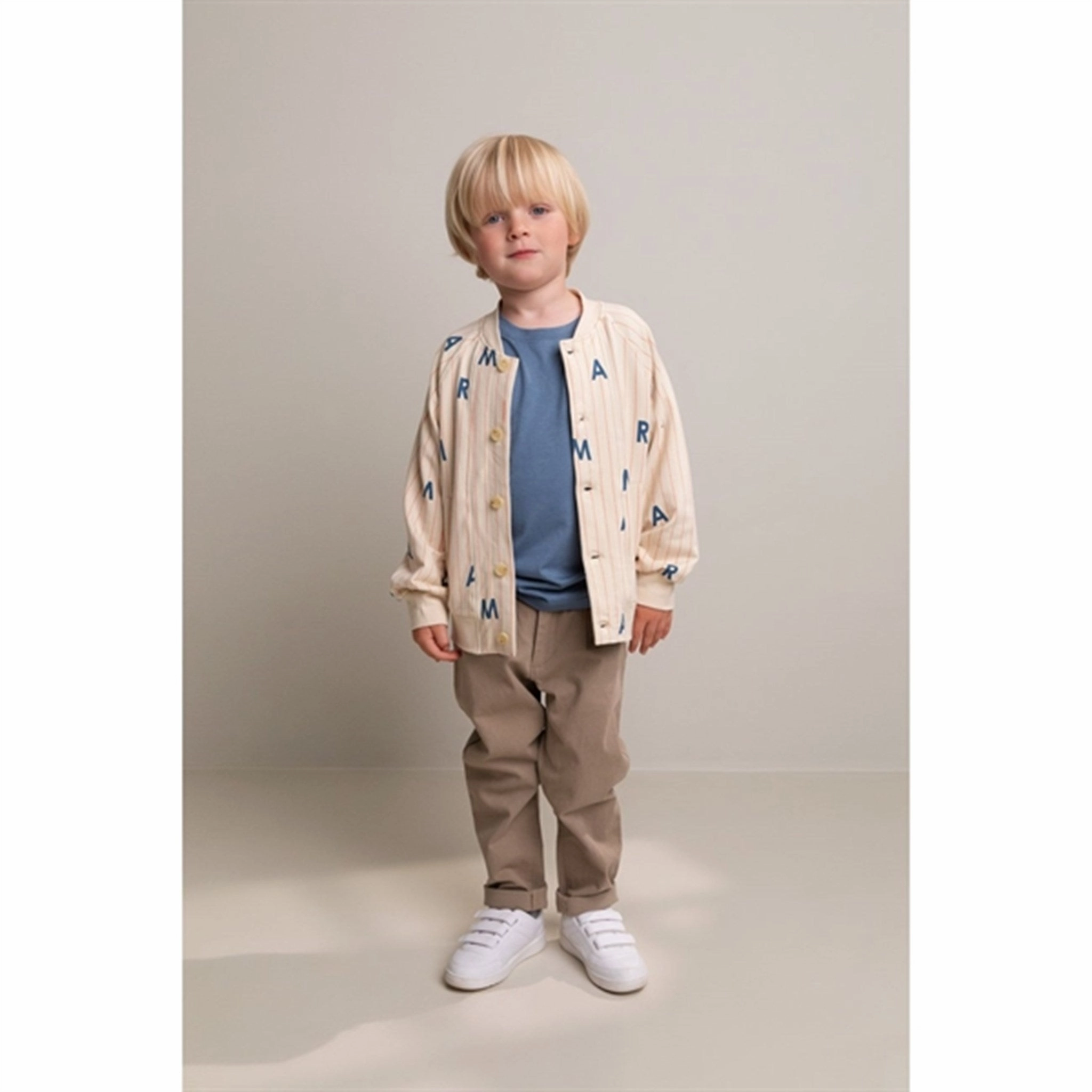 MarMar Baseball Stripes Tobias Sweatshirt Polished